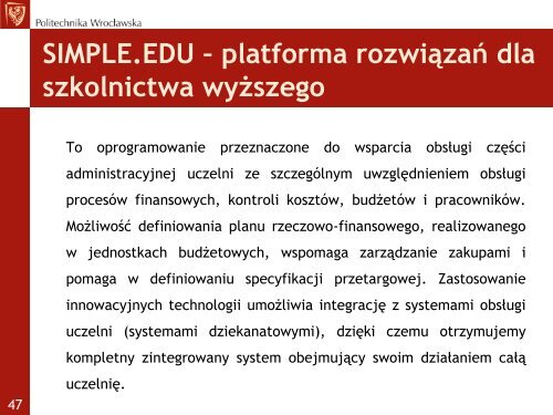 KOMPUTEROWE WSPOMAGANIE ZARZĄDZANIA