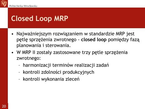 KOMPUTEROWE WSPOMAGANIE ZARZĄDZANIA