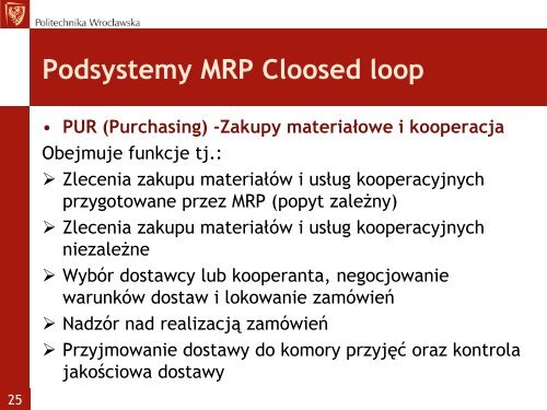 KOMPUTEROWE WSPOMAGANIE ZARZĄDZANIA