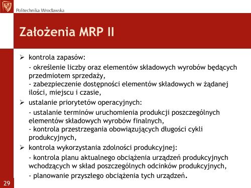 KOMPUTEROWE WSPOMAGANIE ZARZĄDZANIA