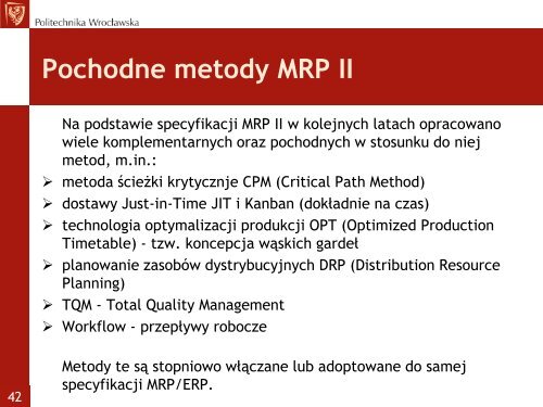 KOMPUTEROWE WSPOMAGANIE ZARZĄDZANIA