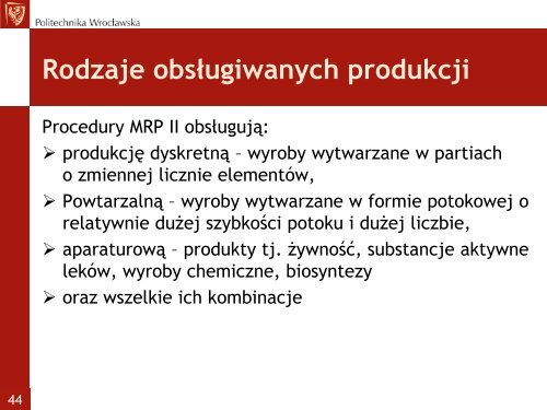 KOMPUTEROWE WSPOMAGANIE ZARZĄDZANIA