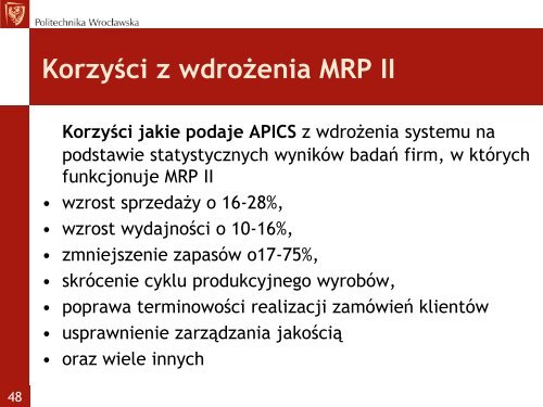 KOMPUTEROWE WSPOMAGANIE ZARZĄDZANIA