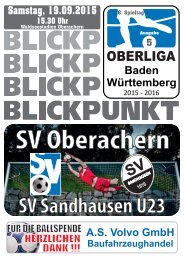 2015/2016 Ausgabe 05 - SV Sandhausen U23