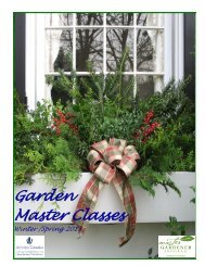 Garden Master Classes