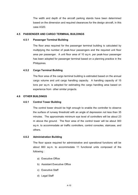 New Legaspi Airport Draft FS - PPP Center