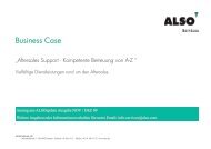 Aftersales Support - Kompetente Betreuung von A-Z - ALSO Schweiz