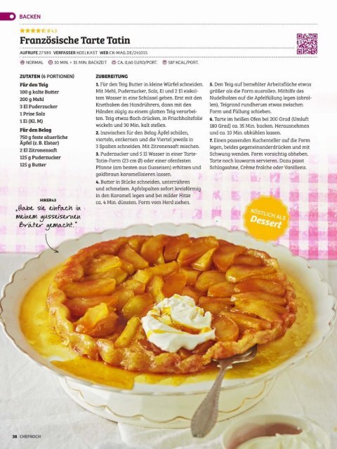 Chefkoch Magazin Oktober No 10 2015