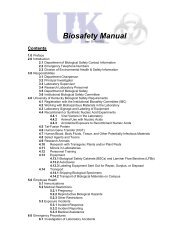 Biosafety Manual