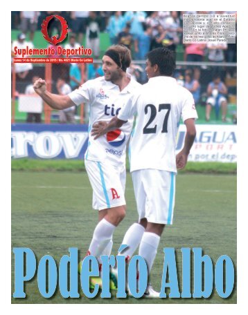 Suplemento Deportivo 14 de Septiembre de 2015