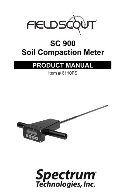 SC 900 Soil Compaction Meter