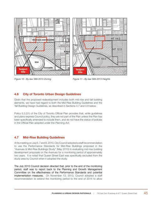 PLANNING & URBAN DESIGN RATIONALE