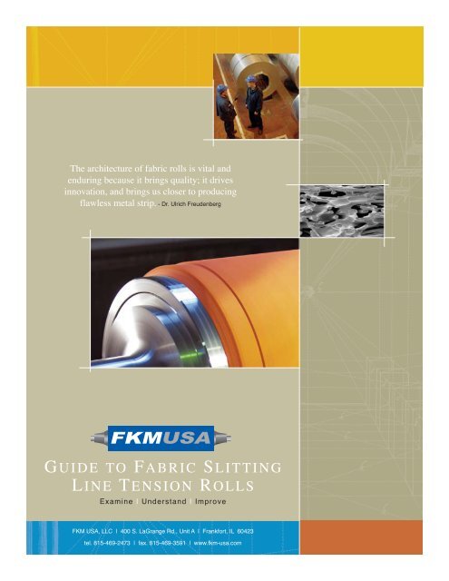Guide to Fabric Slitting Line Tension Rolls - FKM USA