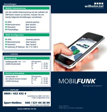 mobilfunk - wilhelm.tel GmbH