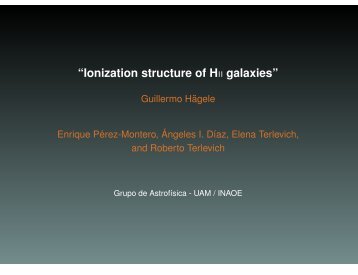 “Ionization structure of HII galaxies”