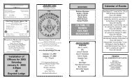 Trestleboard January 2005 - Boynton Masonic Lodge No. 236