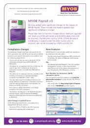 MYOB Payroll v3