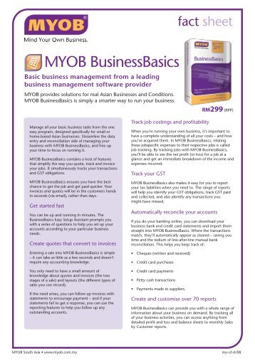 MYOB BusinessBasics