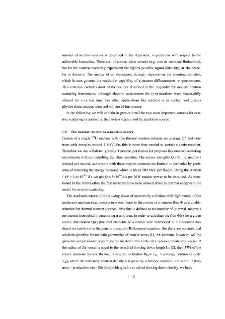 Neutron Scattering