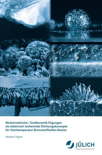 Nickelreaktivlot / Oxidkeramik-FÃ¼gungen als elektrisch ... - JuSER