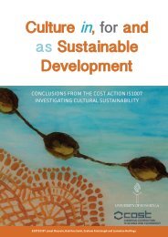Culture in for and as Sustainable Development