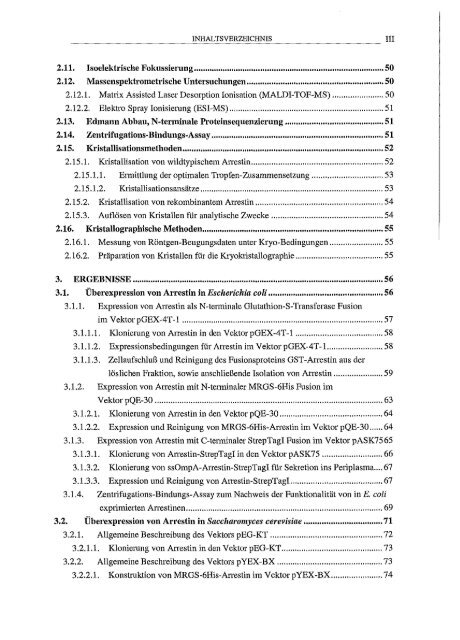 Arrestin hetero/oge Expression/l Mutagenese und biophy,sikalische Untersuchungen