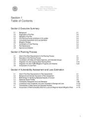 Section 1 Table of Contents