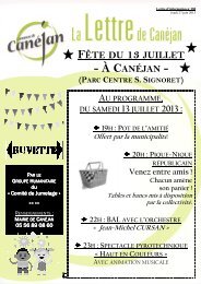 FÊTE 13 - À CANÉJAN -