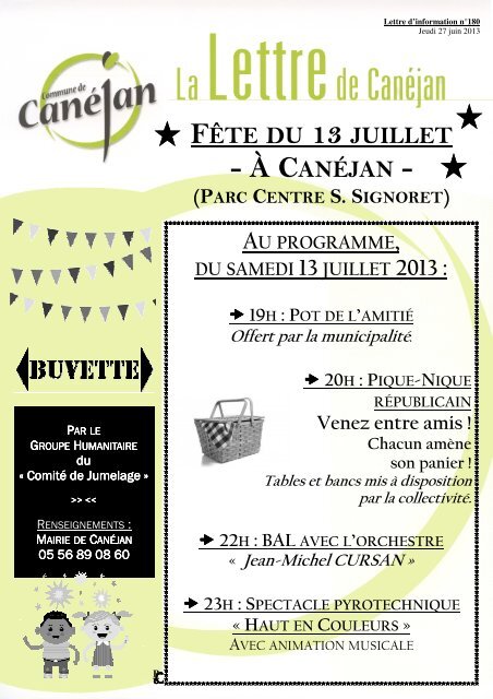 FÊTE 13 - À CANÉJAN -