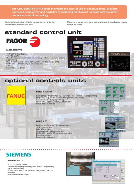 CNC lathes