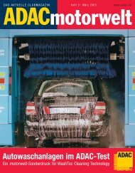Autowaschanlagen im ADAC-Test - WashTec