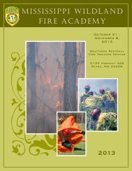 Mississippi Wildland Fire Academy
