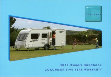 Owners Handbook 2011 - Coachman Caravans