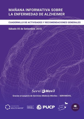 MAÑANA INFORMATIVA SOBRE LA ENFERMEDAD DE ALZHEIMER