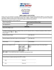 Employment Application - Jobs - NFTA