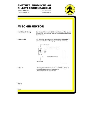 MISCHINJEKTOR - Amstutz Produkte AG