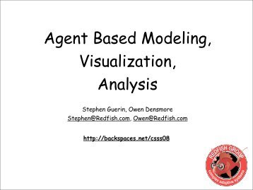 Agent Based Modeling Visualization Analysis