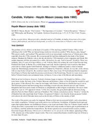 Candide Voltaire - Haydn Mason (essay date 1992)