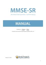 MMSE-SR