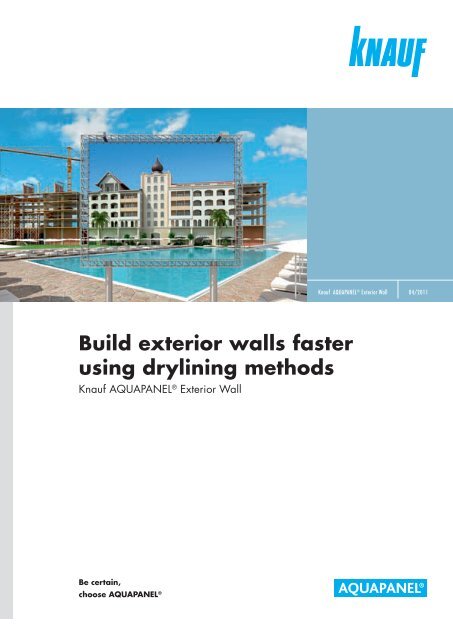 Build exterior walls faster using drylining methods