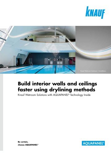 Build interior walls and ceilings faster using drylining methods