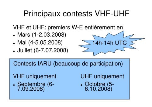 Le trafic DX en VHF-UHF