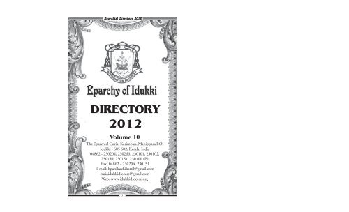 Eparchial Directory 2012 1