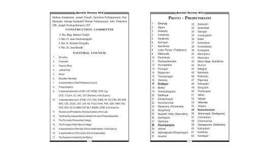 Eparchial Directory 2012 1