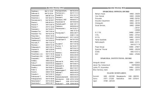 Eparchial Directory 2012 1