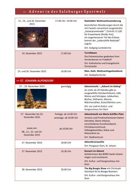 Ski & Advent Programm 2015_deutsch