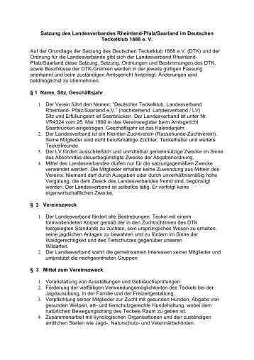 Satzung im pdf-Format - Gruppe Kirchheimbolanden e.V.