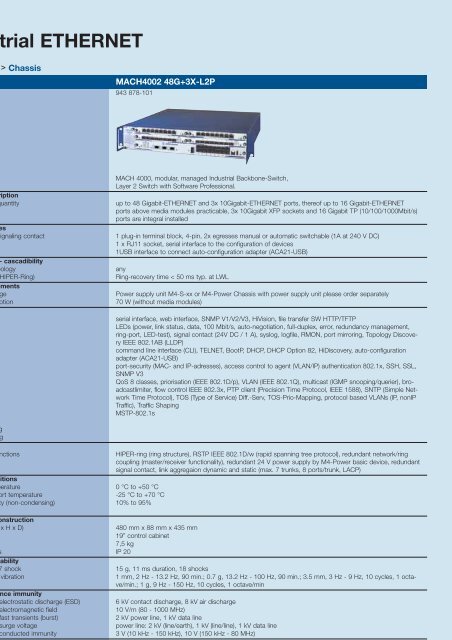 Industrial ETHERNET