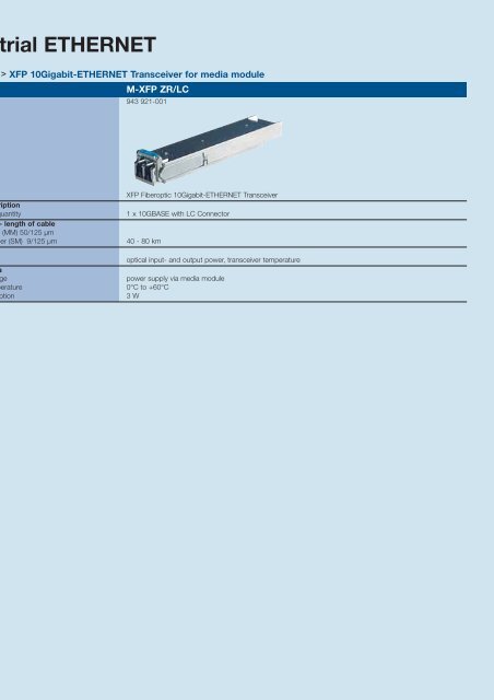 Industrial ETHERNET