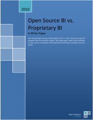 Proprietary BI